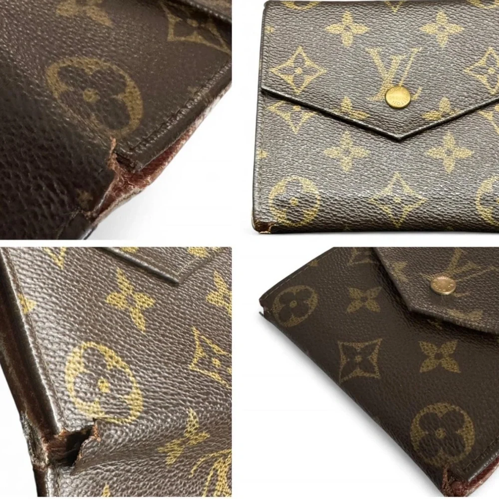 Louis Vuitton Wallet LV Vintage Monogram Canvas 🤎✨🖤👝 - Picture 5 of 10